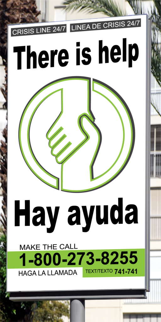 There is help (Hay ayuda) 1-800-273-8255. Text: 741-741